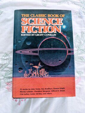 VTG 1982 Classic Book of Science Fiction Groff Conklin 1st Ed HC DJ Bonanza Book